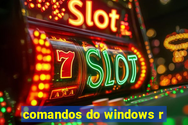 comandos do windows r